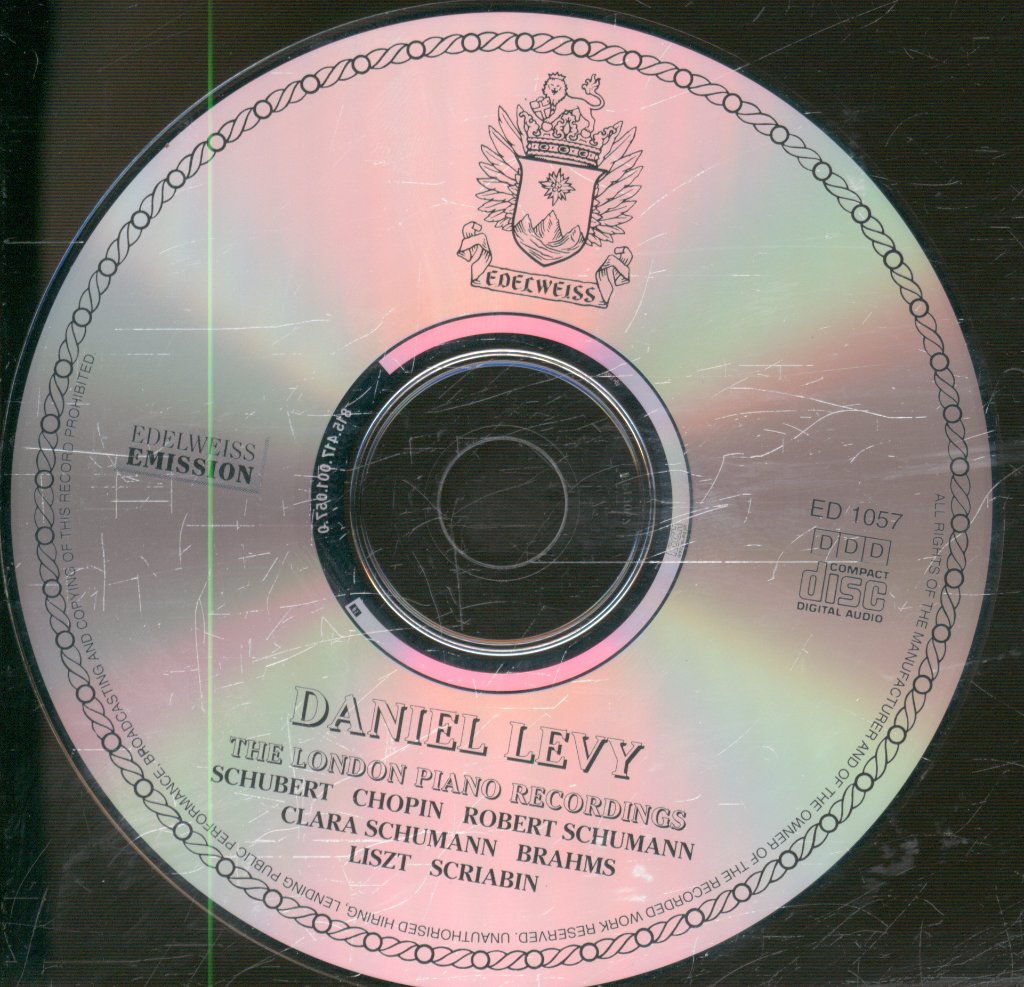 Daniel Levy - London Piano Recordings - Cd