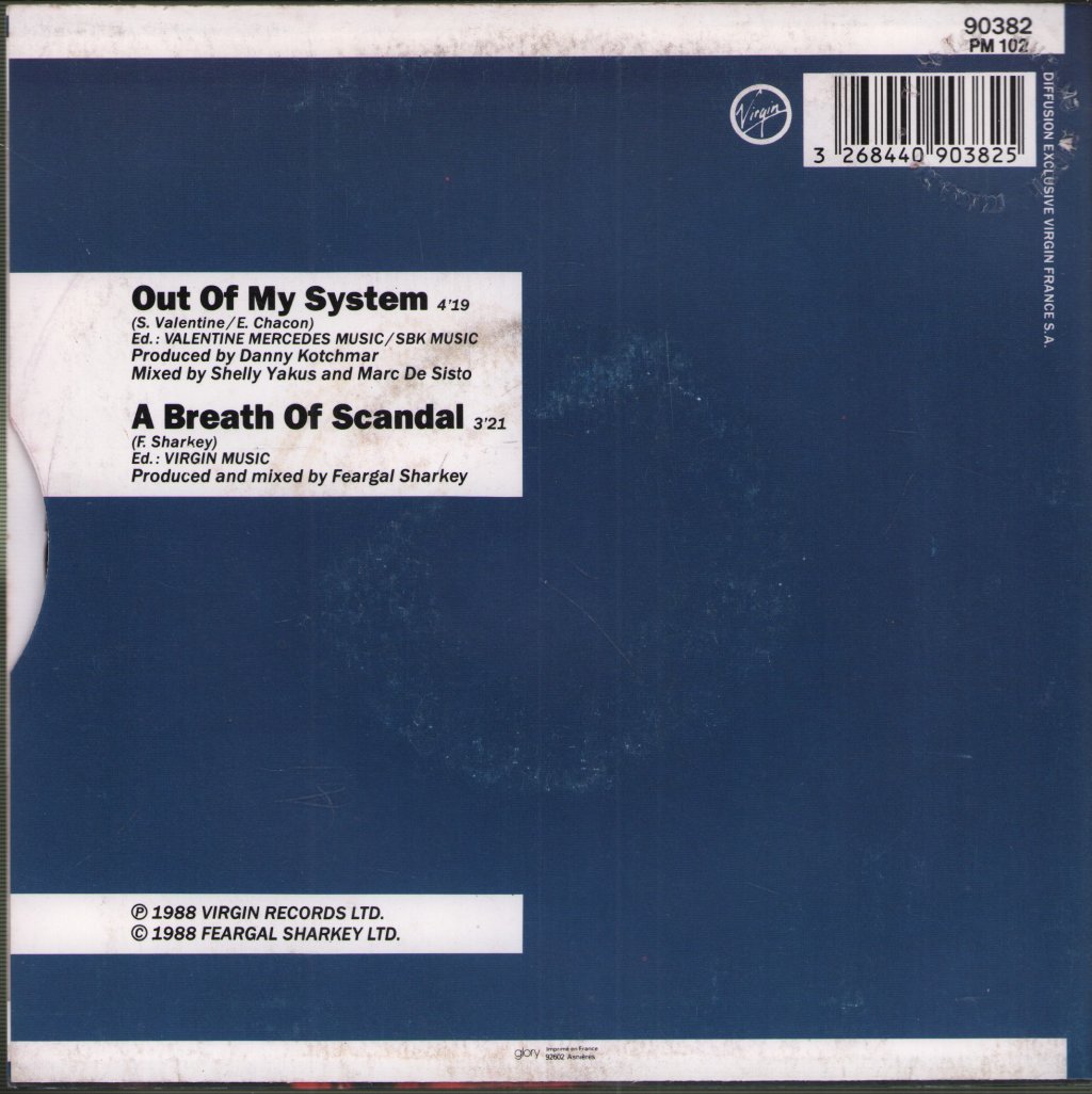 Feargal Sharkey - Out Of My System - 7 Inch