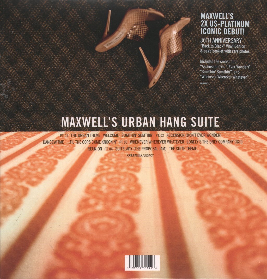 Maxwell - Maxwell's Urban Hang Suite (30th Anniversary) - Double Lp