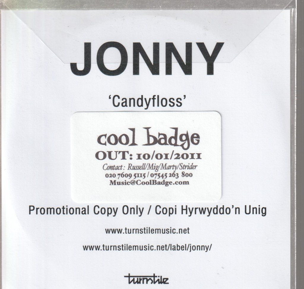 Jonny - Candyfloss - Cdr