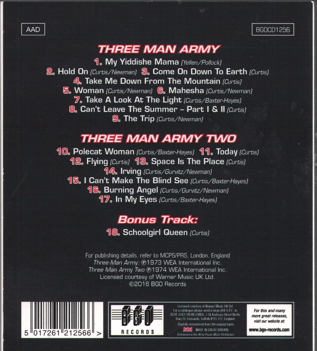 Three Man Army - Three Man Army/Three Man Army Two - Cd