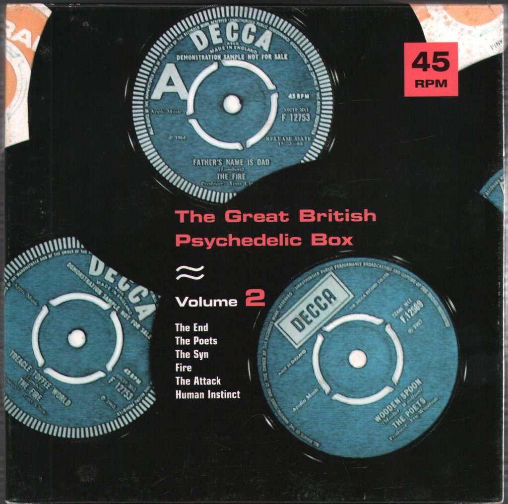 Various Artists - Great British Psychedelic Box Volume 2 - 7 Inch Set