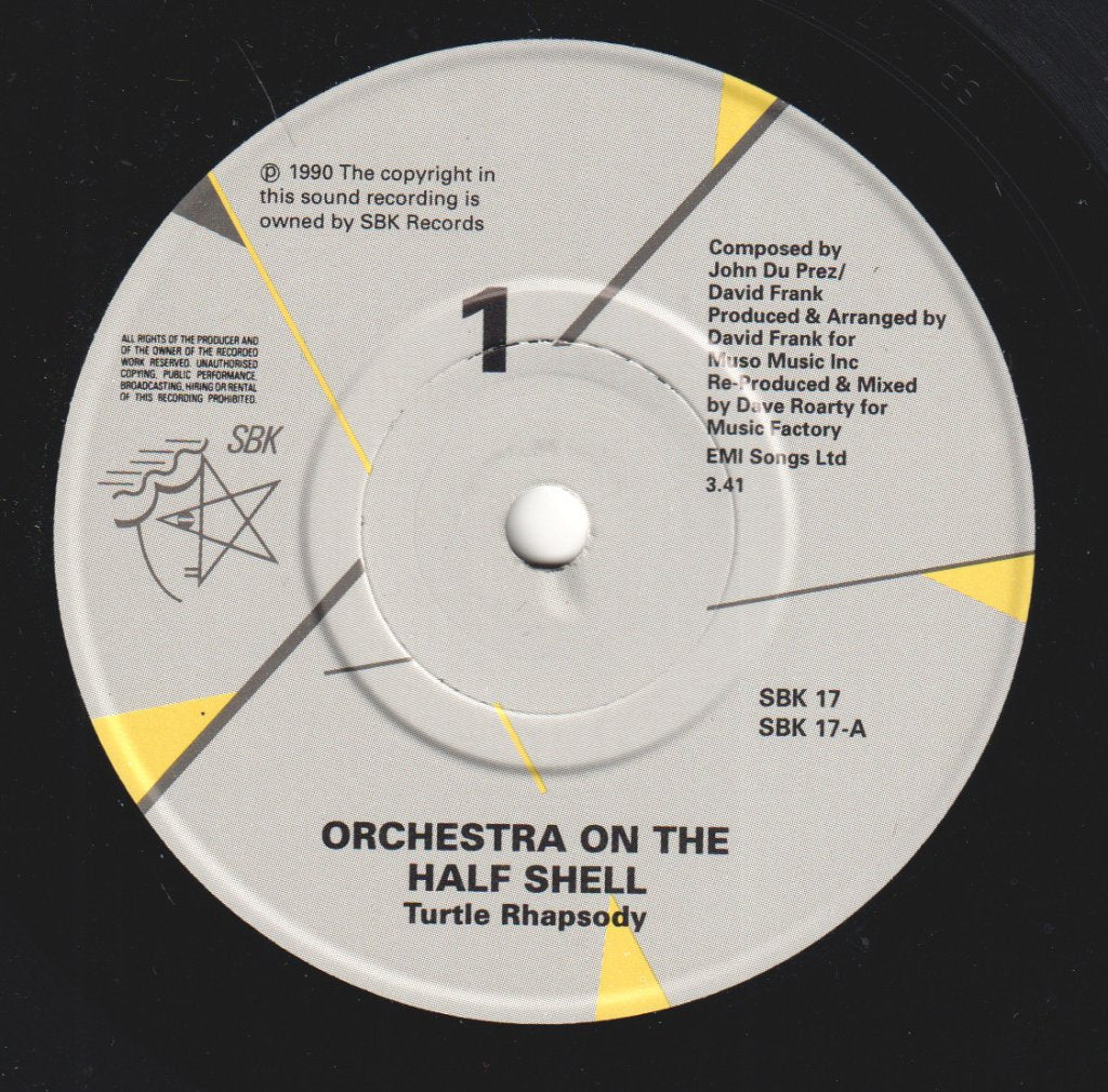 Orchestra On The Half Shell - Turtle Rhapsody - 7 Inch