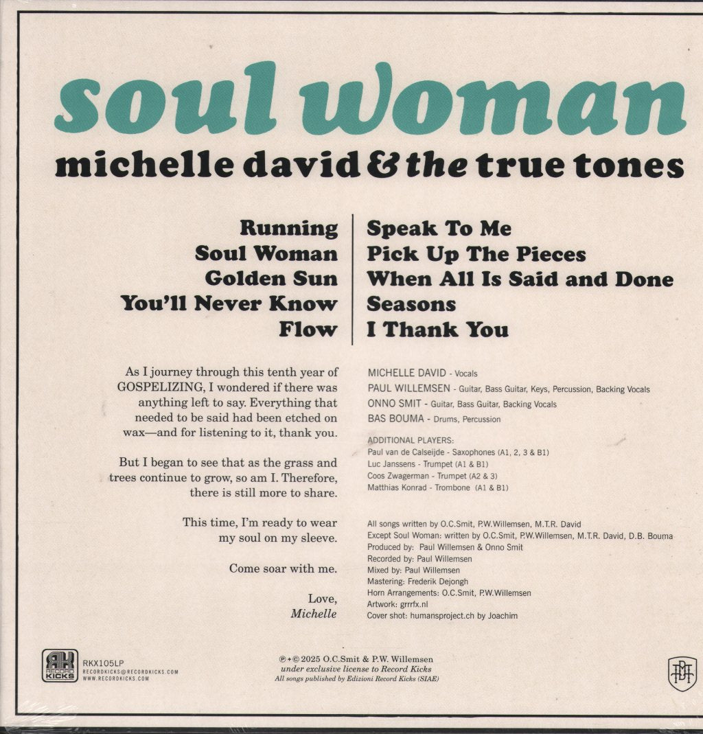 Michelle David & The True-Tones - Soul Woman - Lp