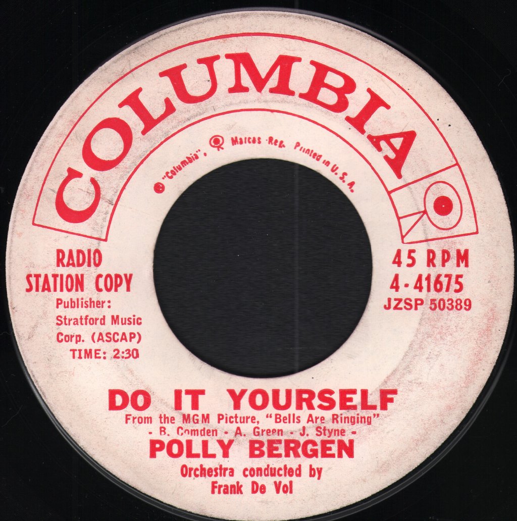 Polly Bergen - Party's Over / Do It Yourself - 7 Inch