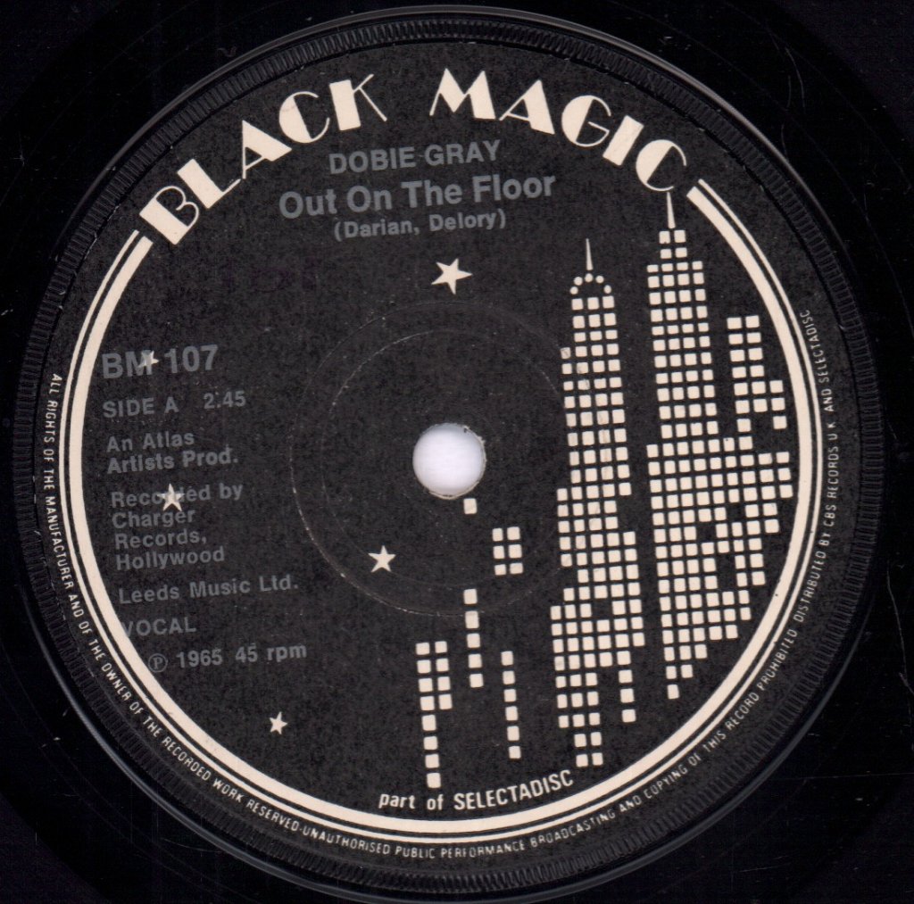 Dobie Gray - Out On The Floor - 7 Inch