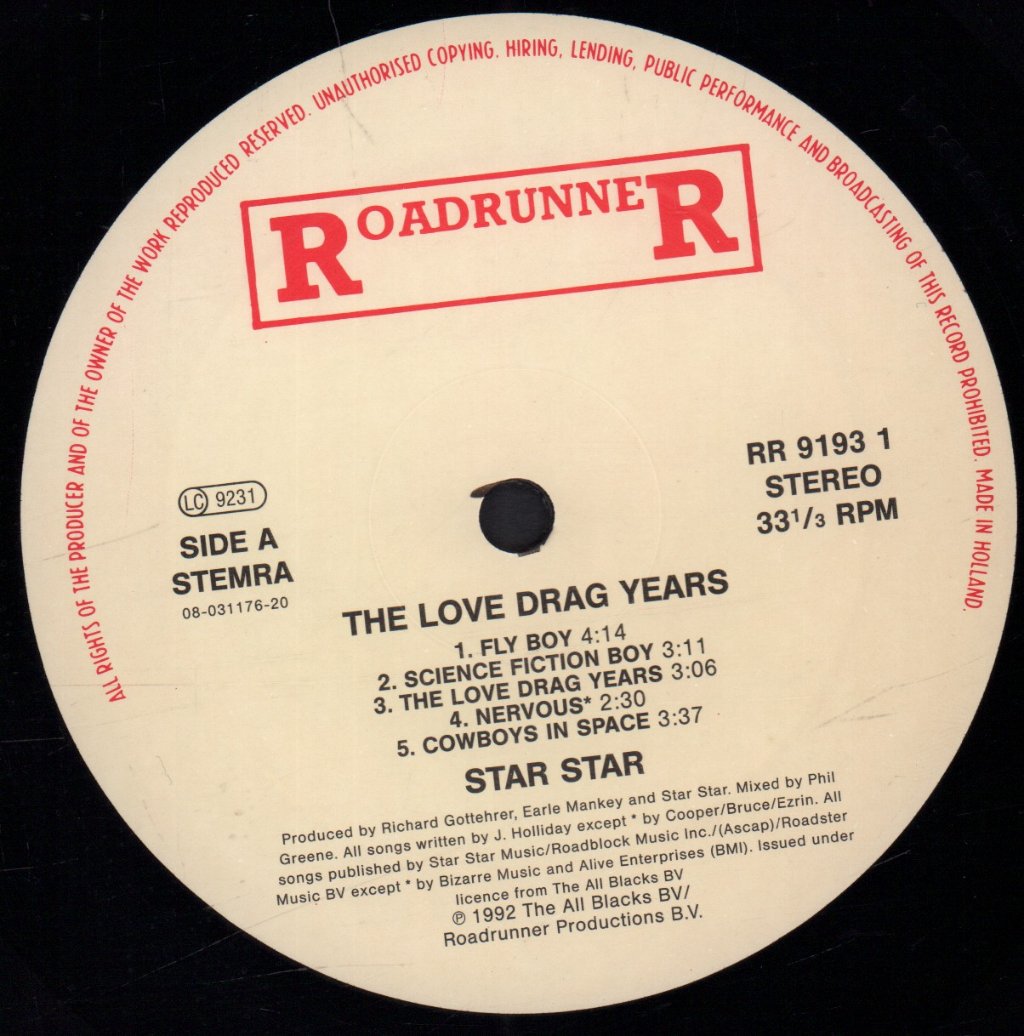 Star Star - Love Drag Years - Lp