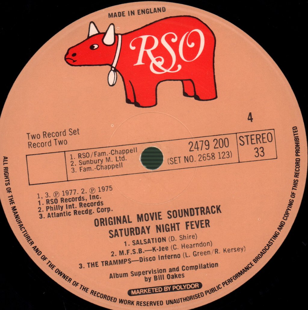 Various Artists - Saturday Night Fever (Original Movie Soundtrack) - Double Lp