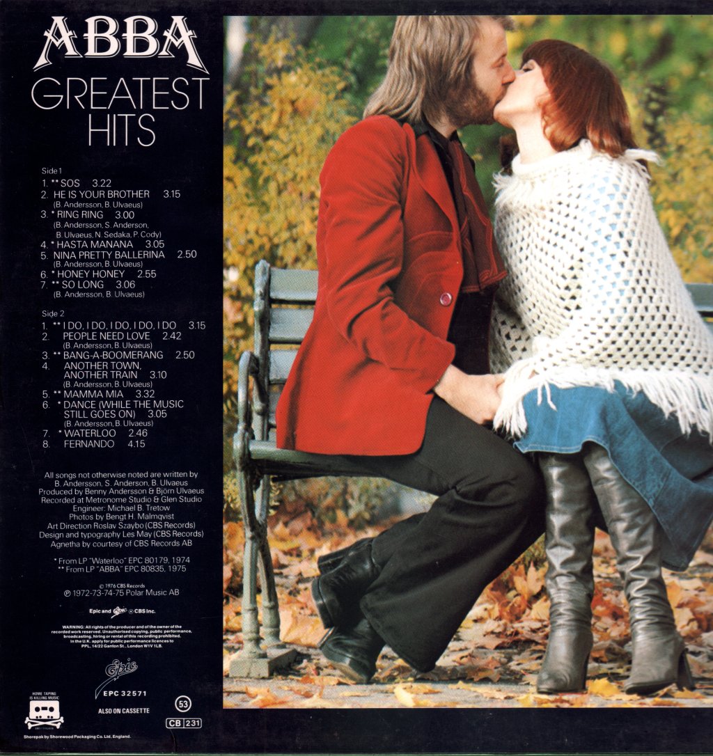 ABBA - Greatest Hits - Lp