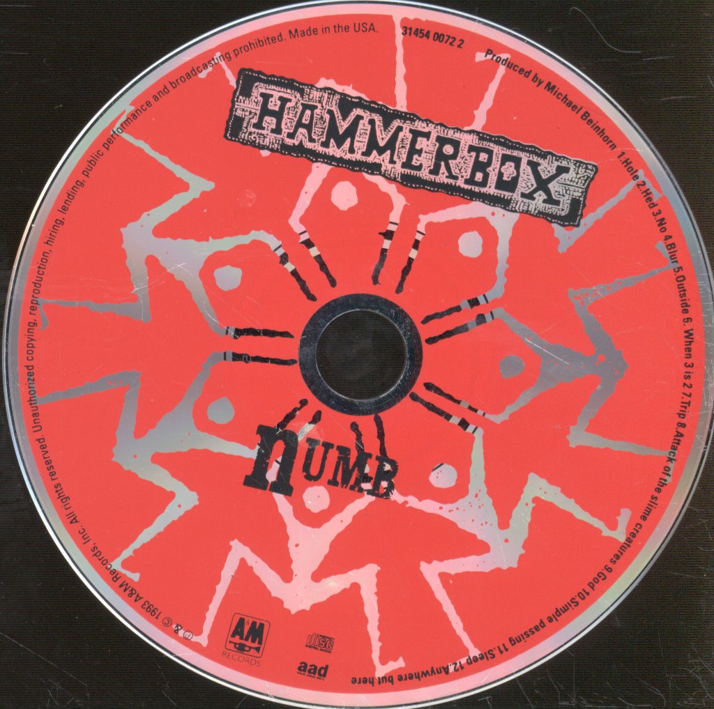 Hammerbox - Numb - Cd