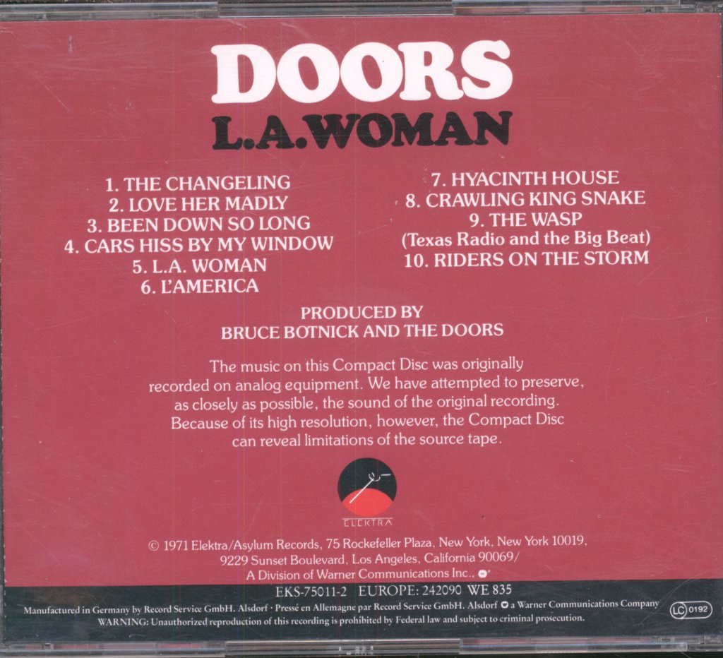 Doors - L.A. Woman - Cd