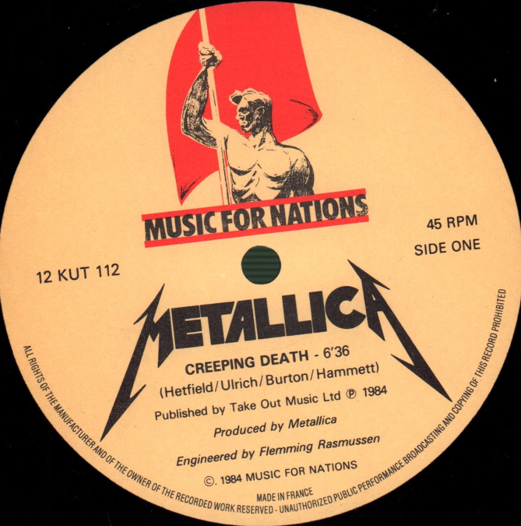 Metallica - Creeping Death - 12 Inch