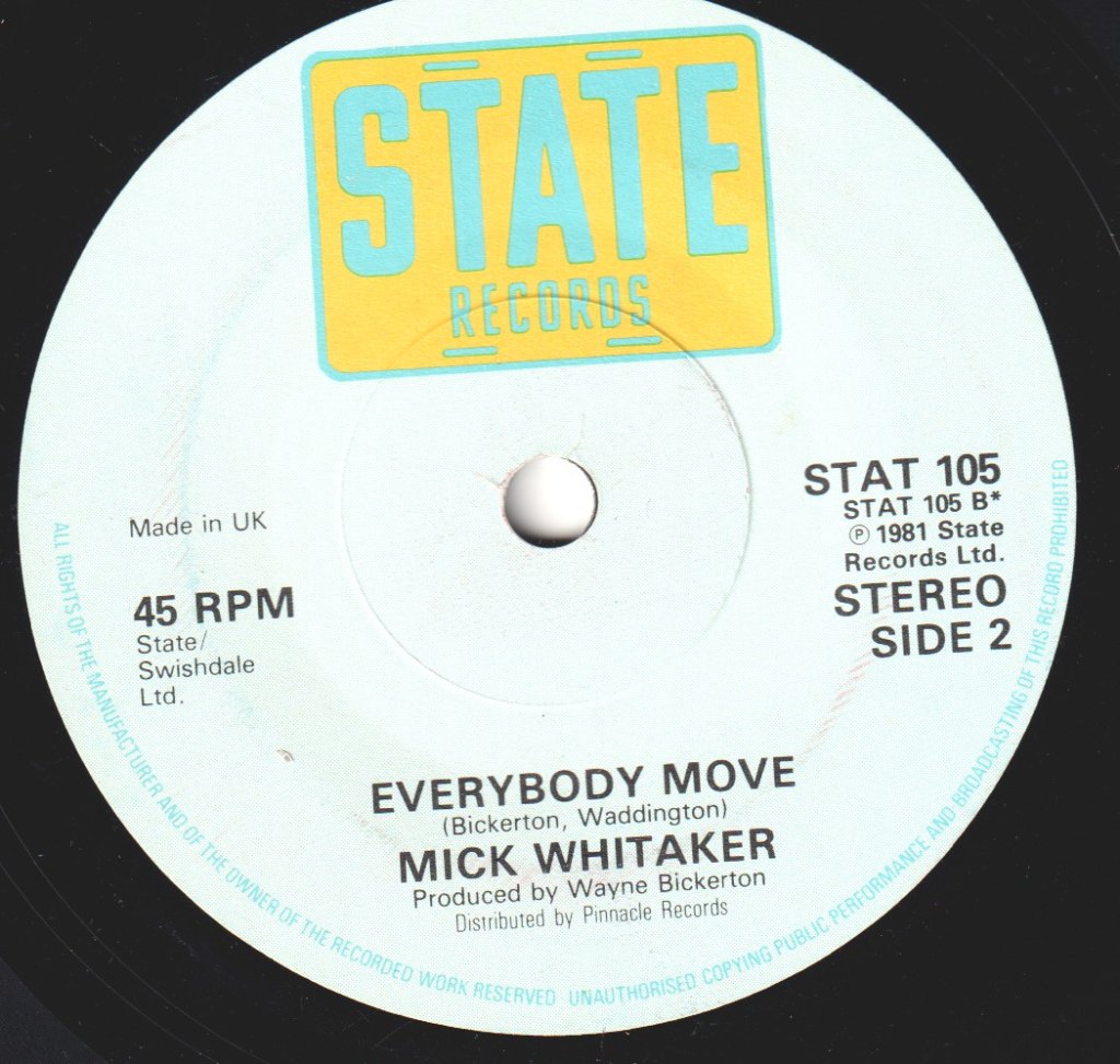 Mick Whitaker - Looking For Love In A Stranger - 7 Inch