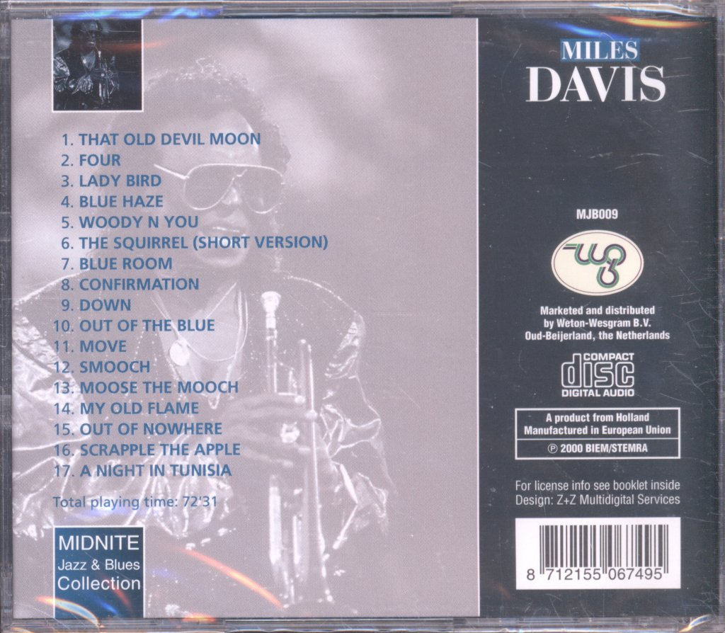 Miles Davis - Prince Of Darkness - Cd