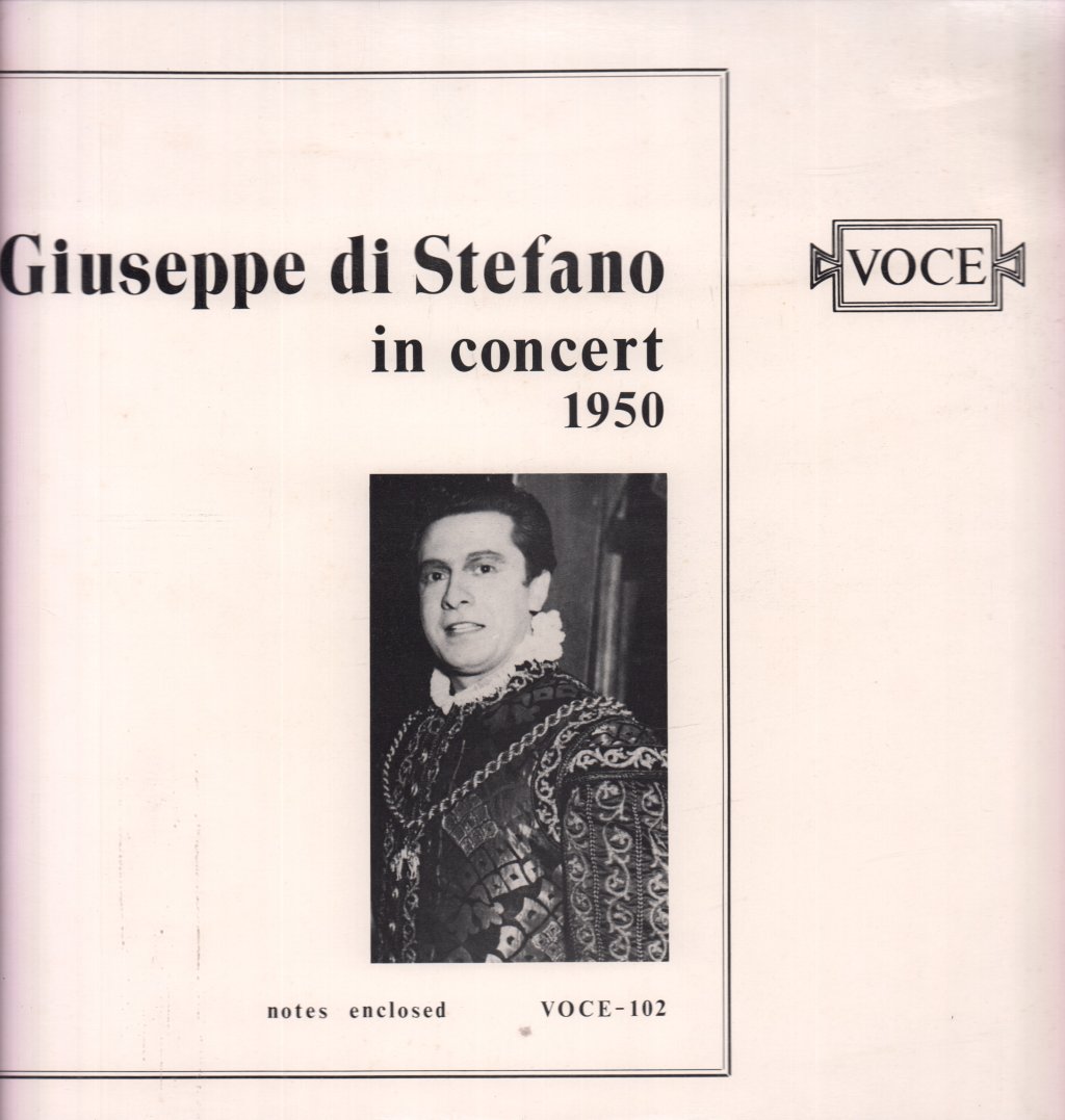 Giuseppe Di Stefano - In Concert  1950 - Lp
