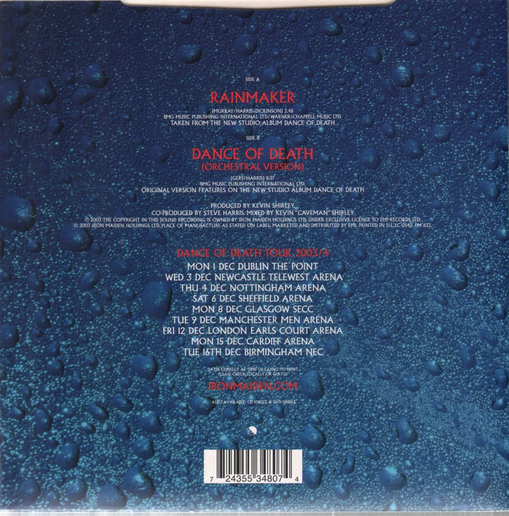 Iron Maiden - Rainmaker - 7 Inch