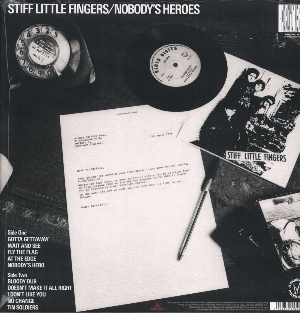 Stiff Little Fingers - Nobody's Heroes - Double Lp