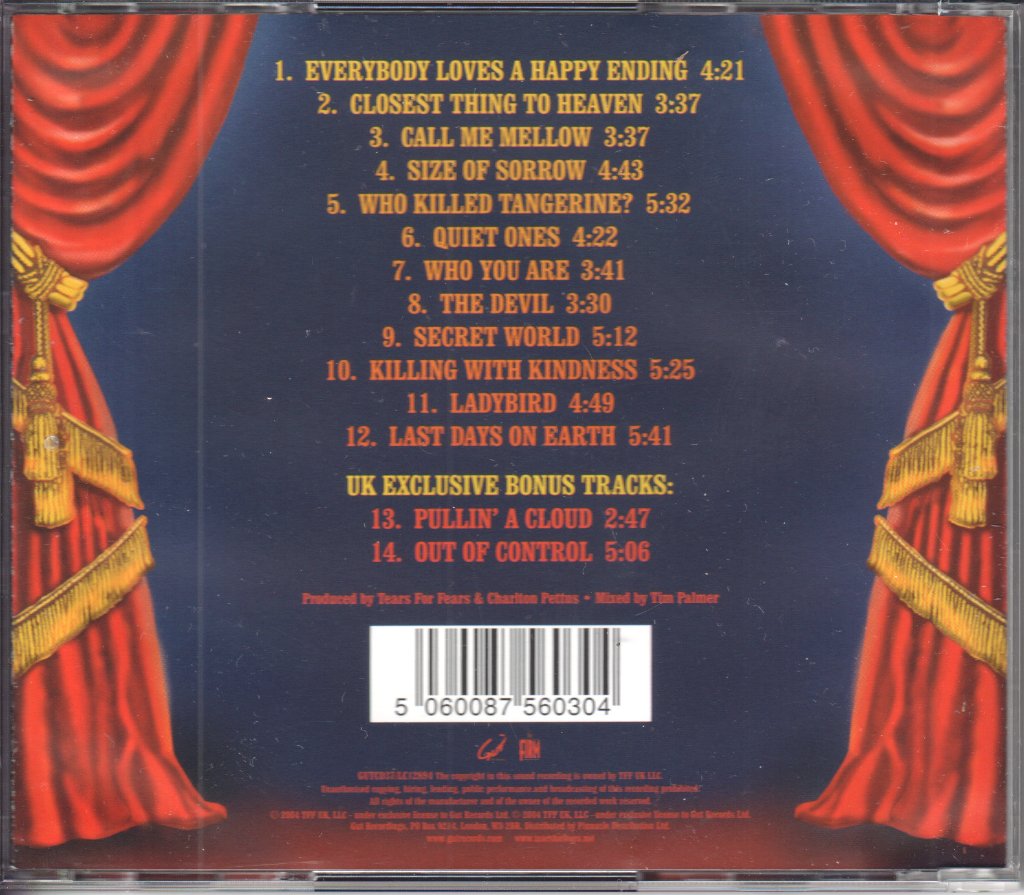 Tears For Fears - Everybody Loves A Happy Ending - Cd