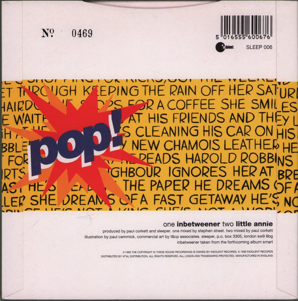 Sleeper (Indie Band) - Inbetweener - 7 Inch