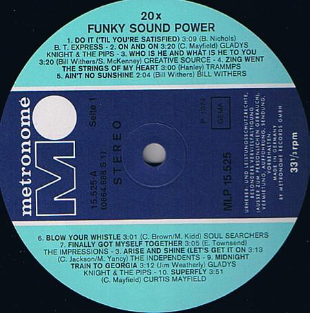 Various Artists - 20x Funky Sound Power - Lp