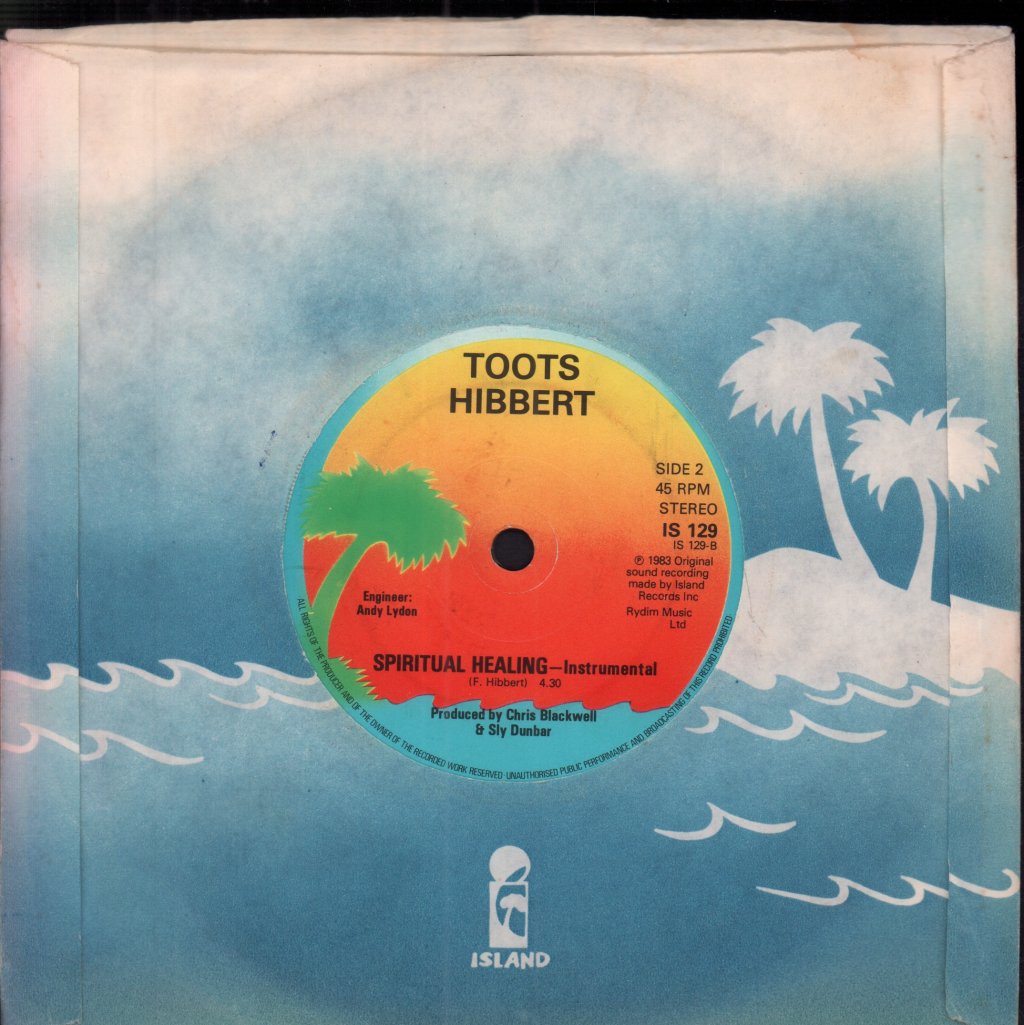 Toots Hibbert - Spiritual Healing - 7 Inch