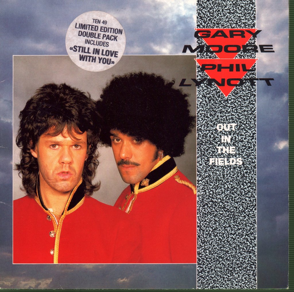 Gary Moore And Phil Lynott - Out In The Fields - Double 7 Inch