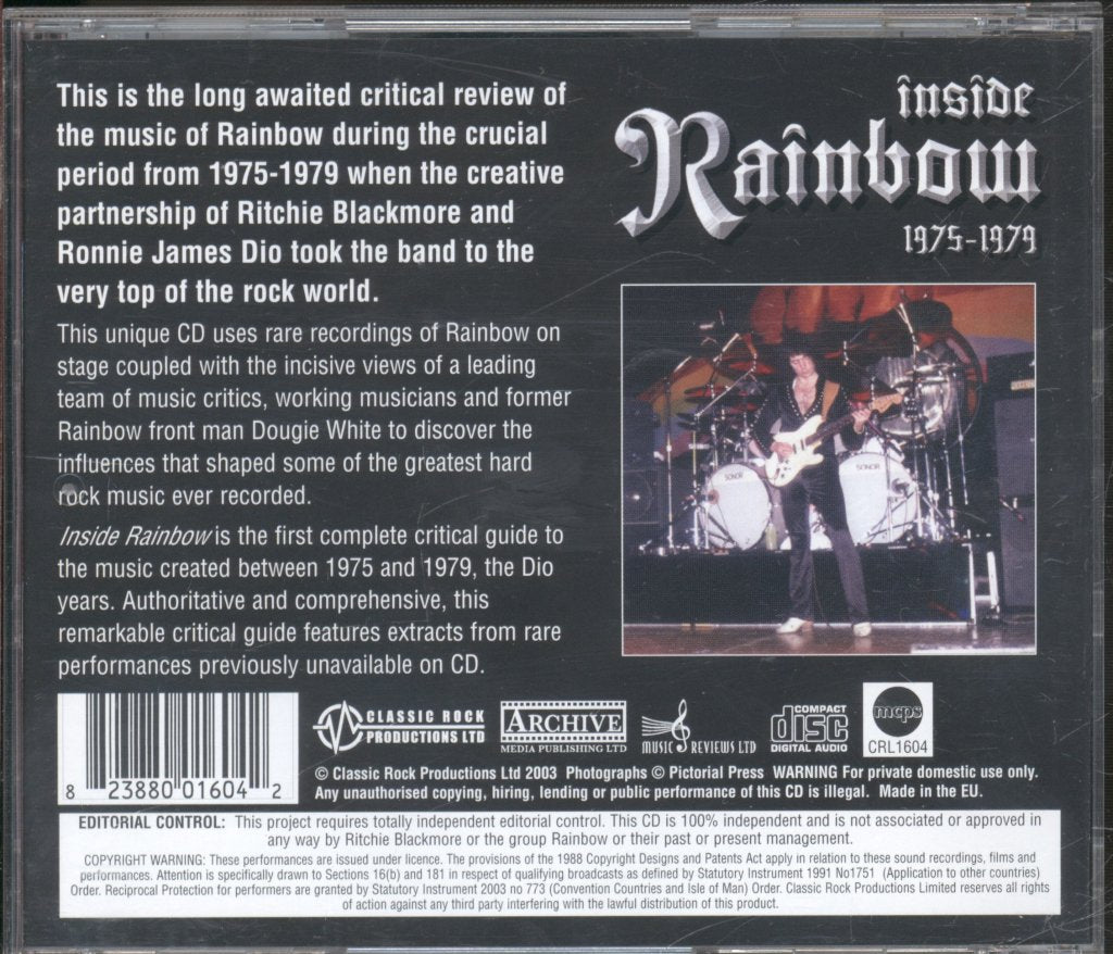 Rainbow - Inside Rainbow 1975-1979 (An Independent Critical Review ...