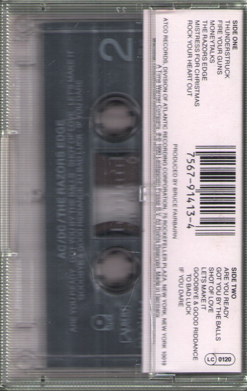 AC/DC - Razors Edge - Cassette