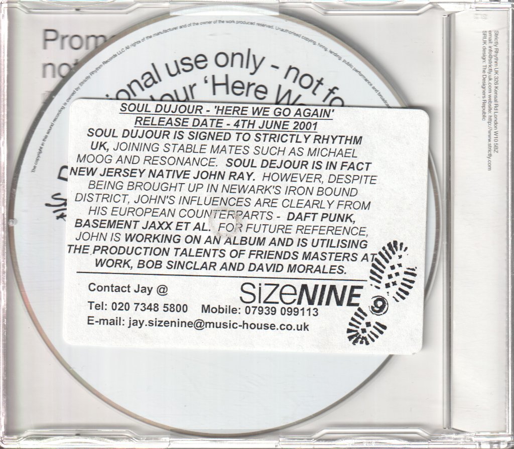 Soul Dujour - Here We Go Again - Cd