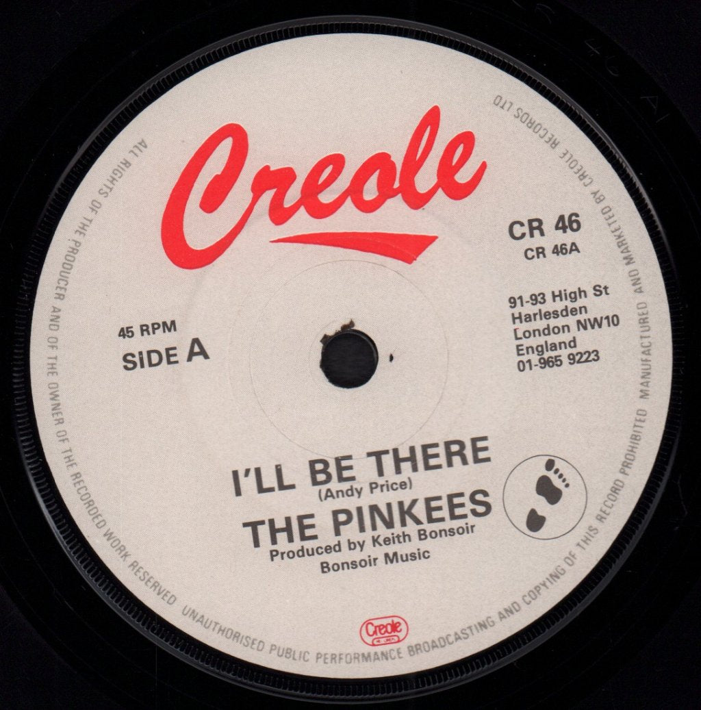 Pinkees - I'll Be There - 7 Inch