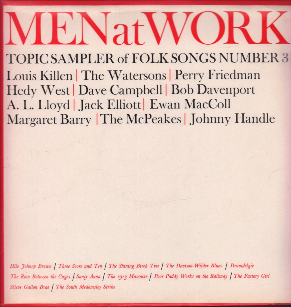 Topic Sampler No. 3 - Men At Work - Lp