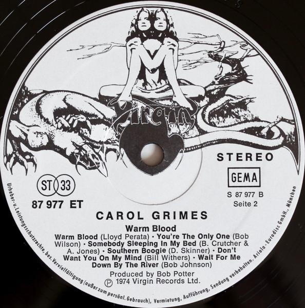 Carol Grimes - Warm Blood - Lp