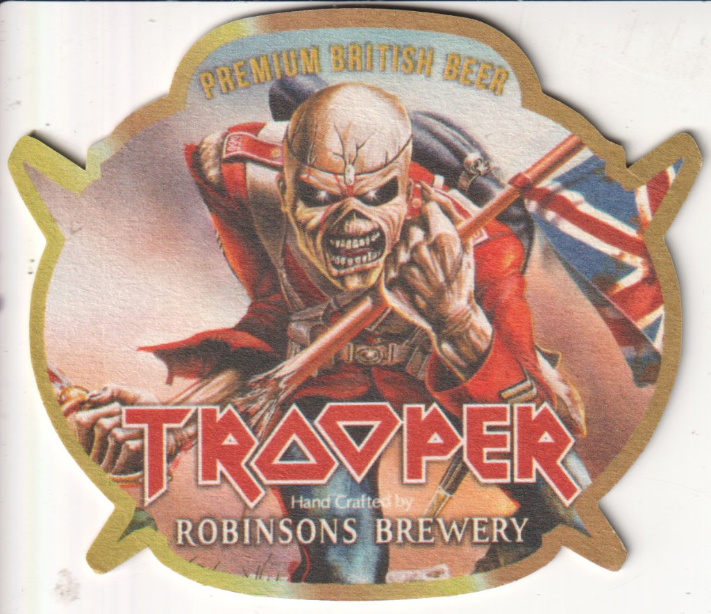 Iron Maiden - trooper - Beermat