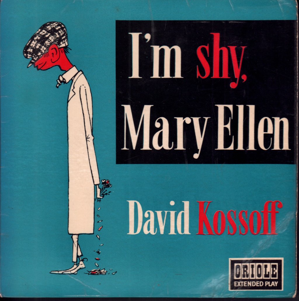 David Kossoff - I'm Shy, Mary Ellen - 7 Inch