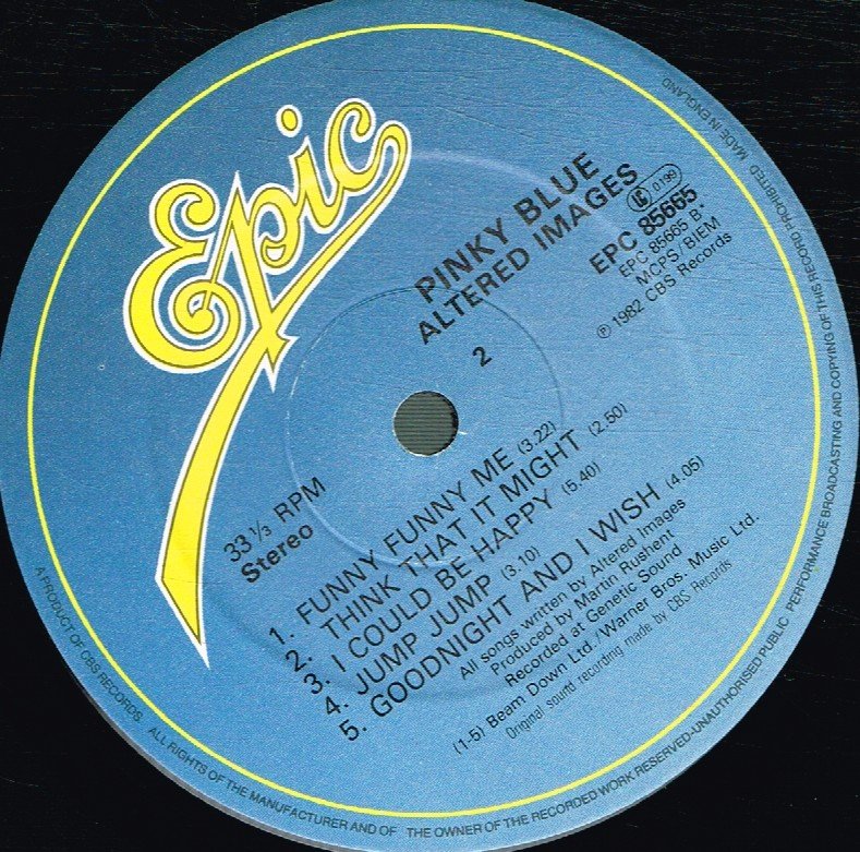 Altered Images - Pinky Blue - Lp