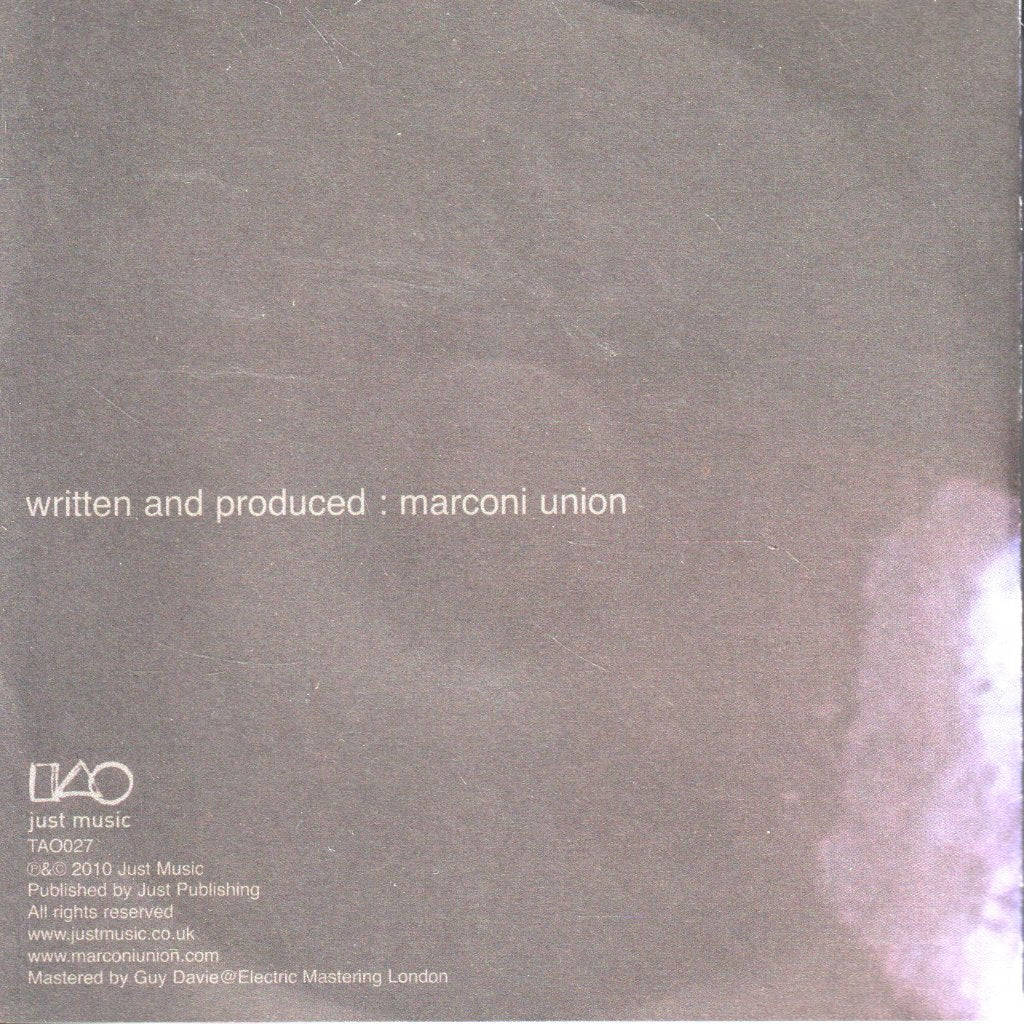 Marconi Union - A Lost Connection - Cdr