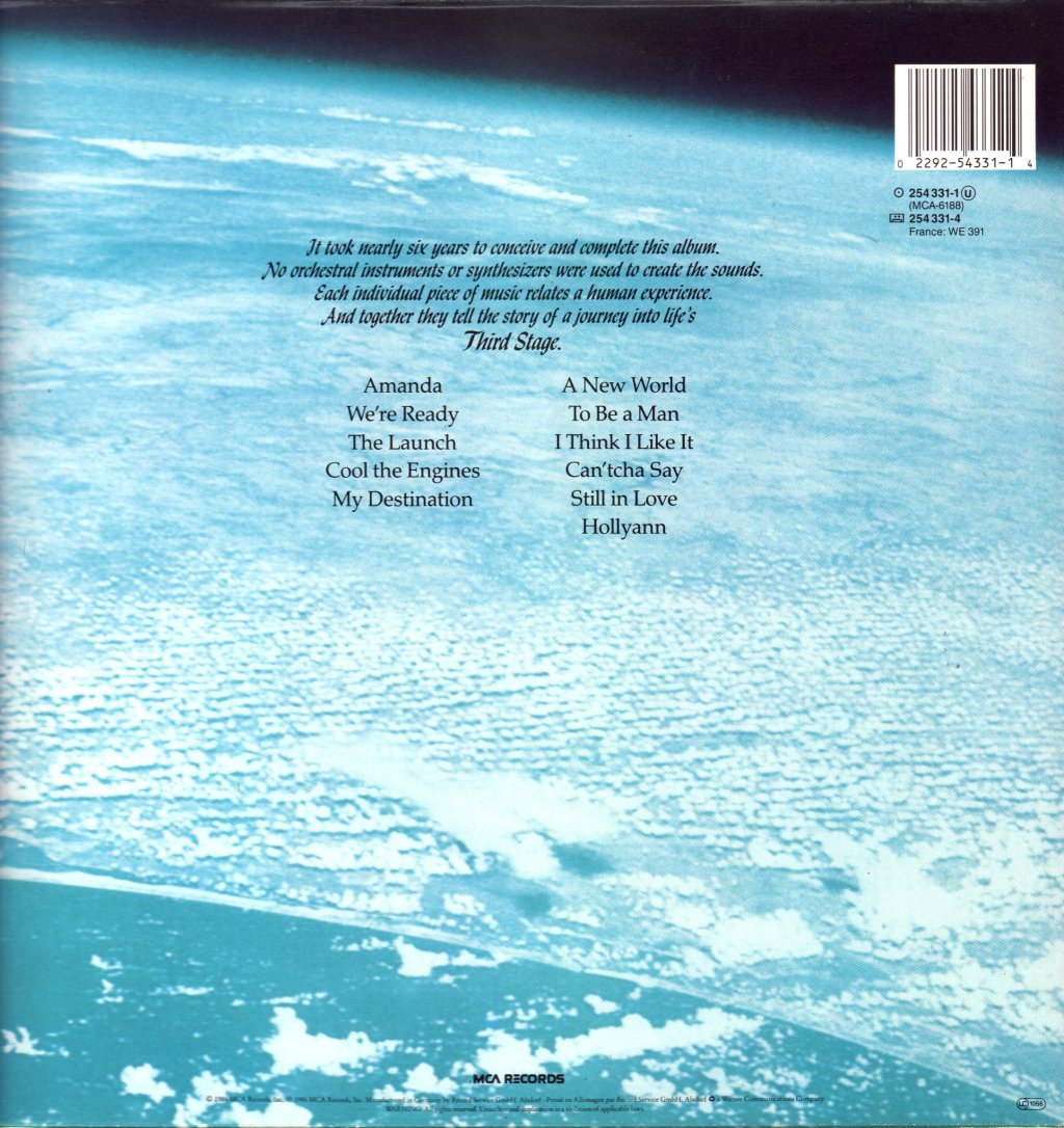 Boston - Third Stage - Lp