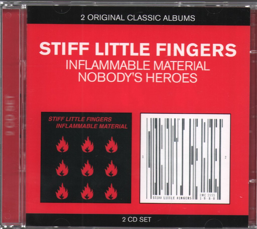 Stiff Little Fingers - Inflammable Material / Nobody's Heroes - Double Cd