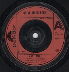 Drew Mc Culloch - Anne Marie - 7 Inch