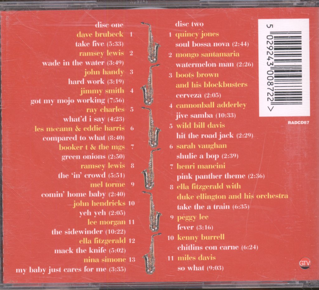 Various Artists - Very Best Of Jazz Club - Double Cd