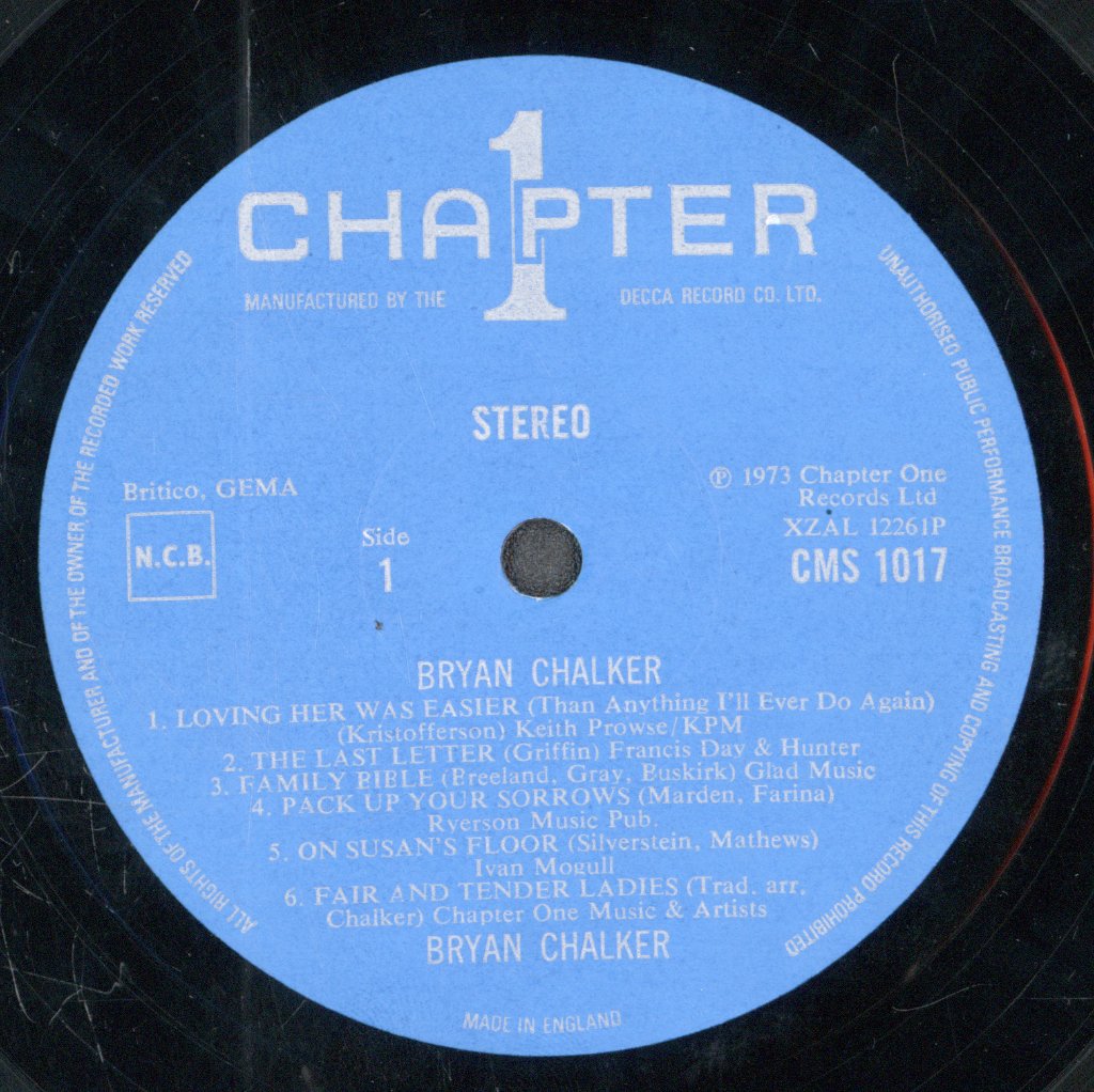 Bryan Chalker - Bryan Chalker - Lp