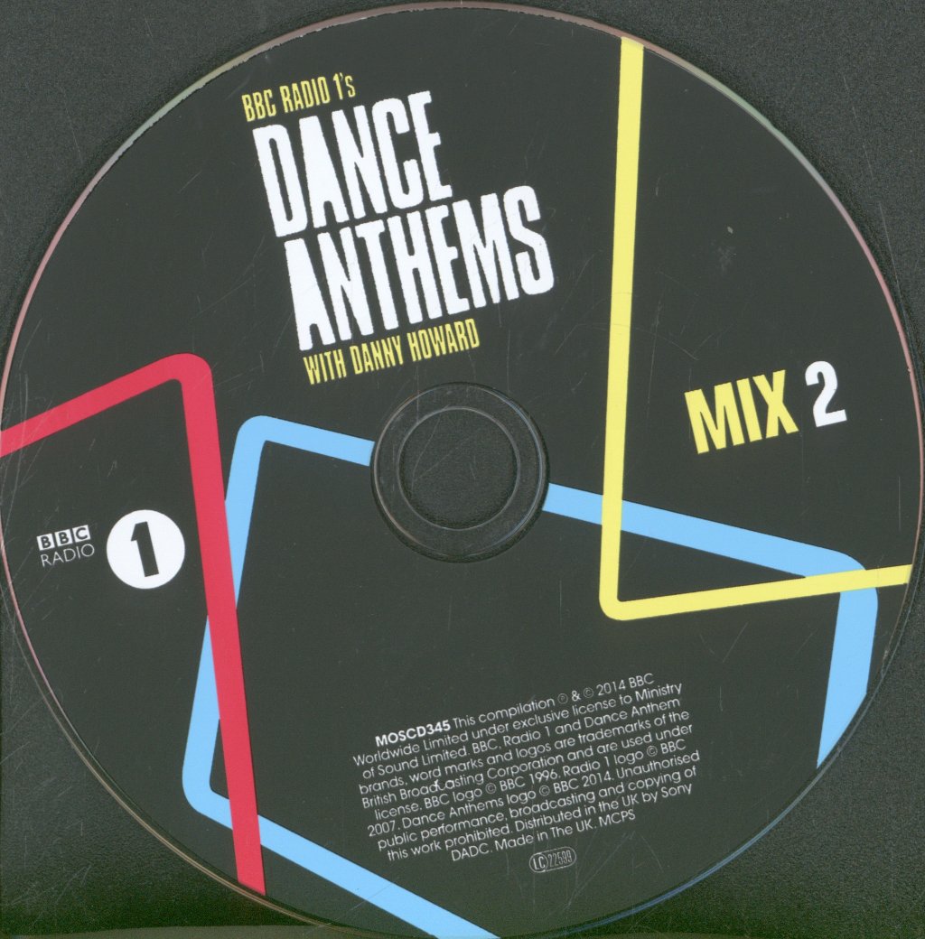 Danny Howard - BBC Radio 1's Dance Anthems - Double Cd