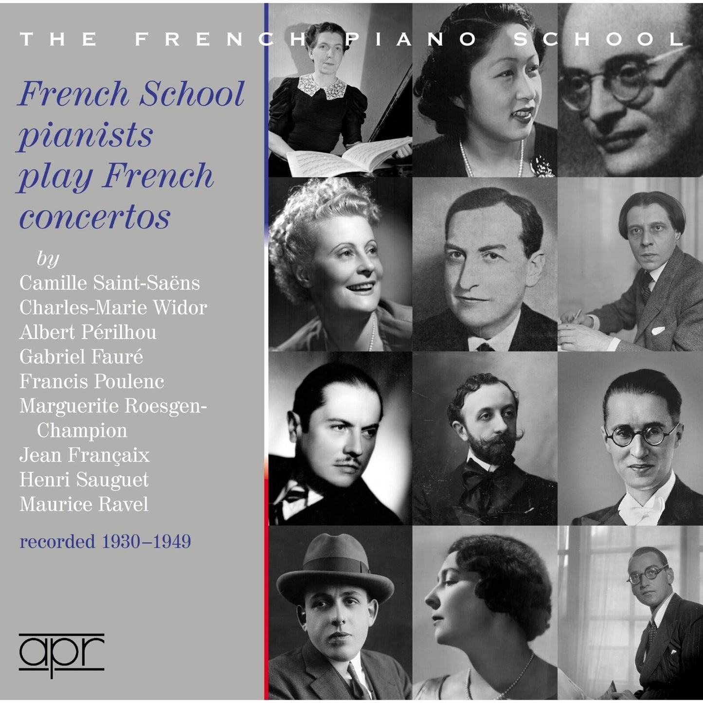 Francis Poulenc - French School Pianists Play French Concertos - Cd