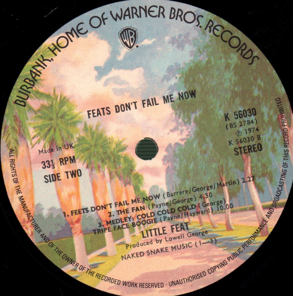 Little Feat - Feats Don't Fail Me Now - Lp