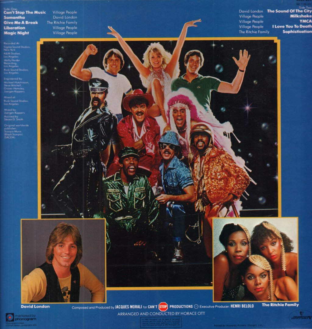 Village People - Can't Stop The Music Original Soundtrack - Lp