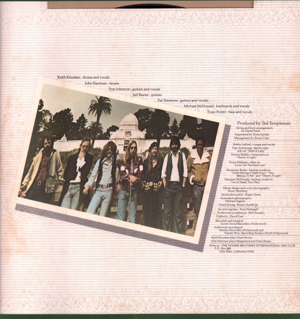 Doobie Brothers - Livin' On The Fault Line - Lp