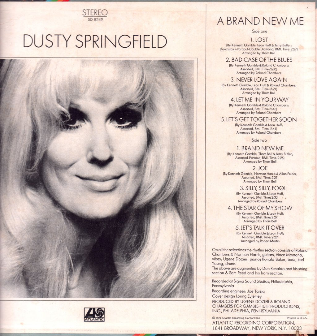 Dusty Springfield - A Brand New Me - Lp