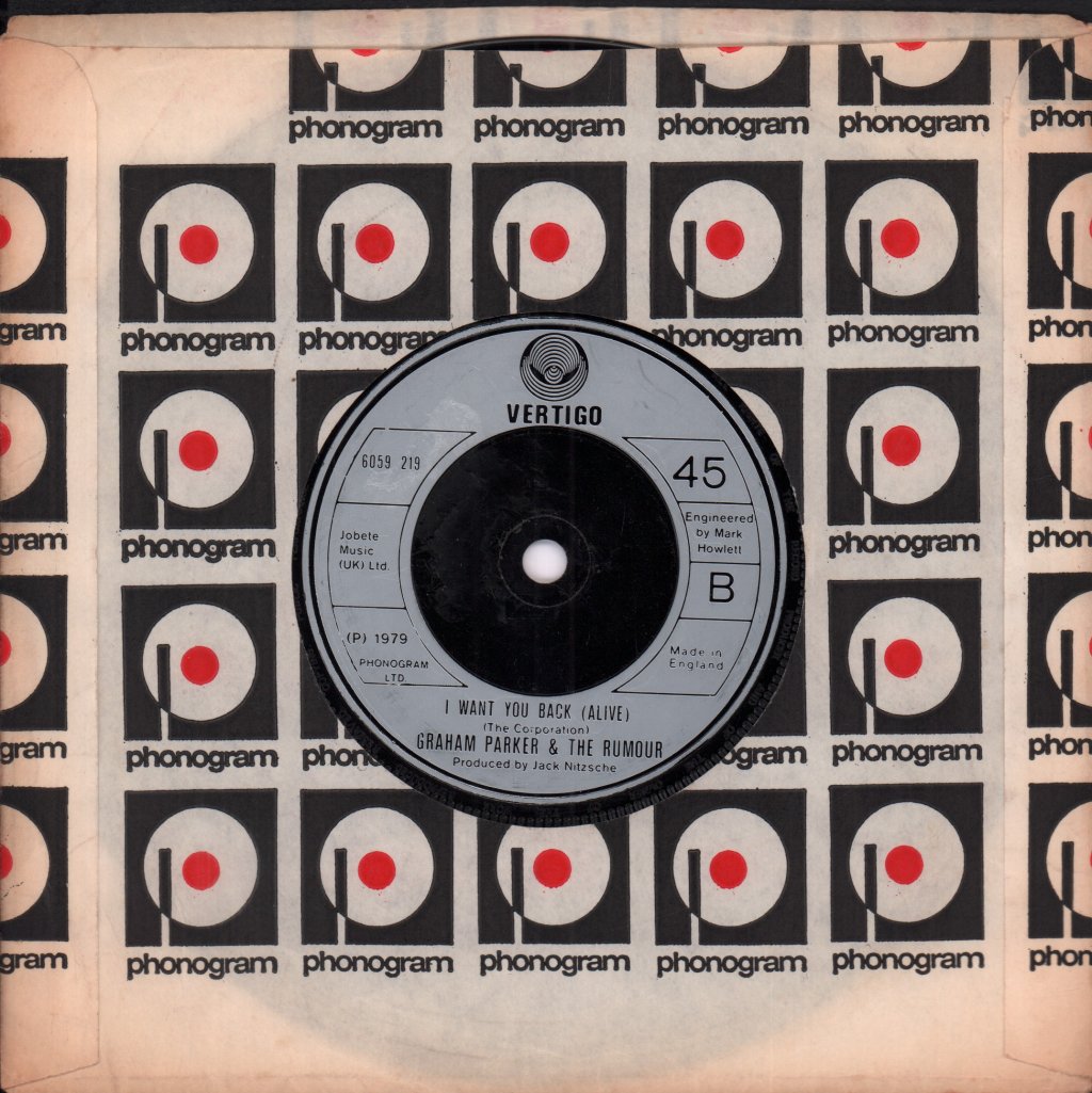 Graham Parker And The Rumour - Protection - 7 Inch