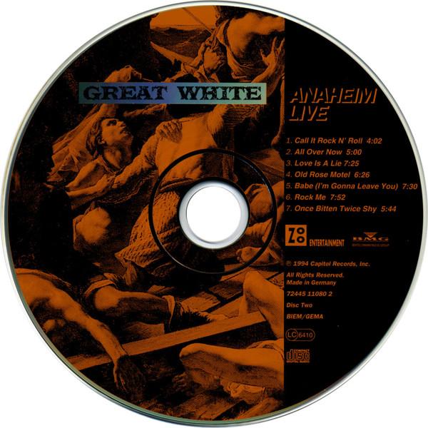 Great White - Sail Away / Anaheim Live - Double Cd