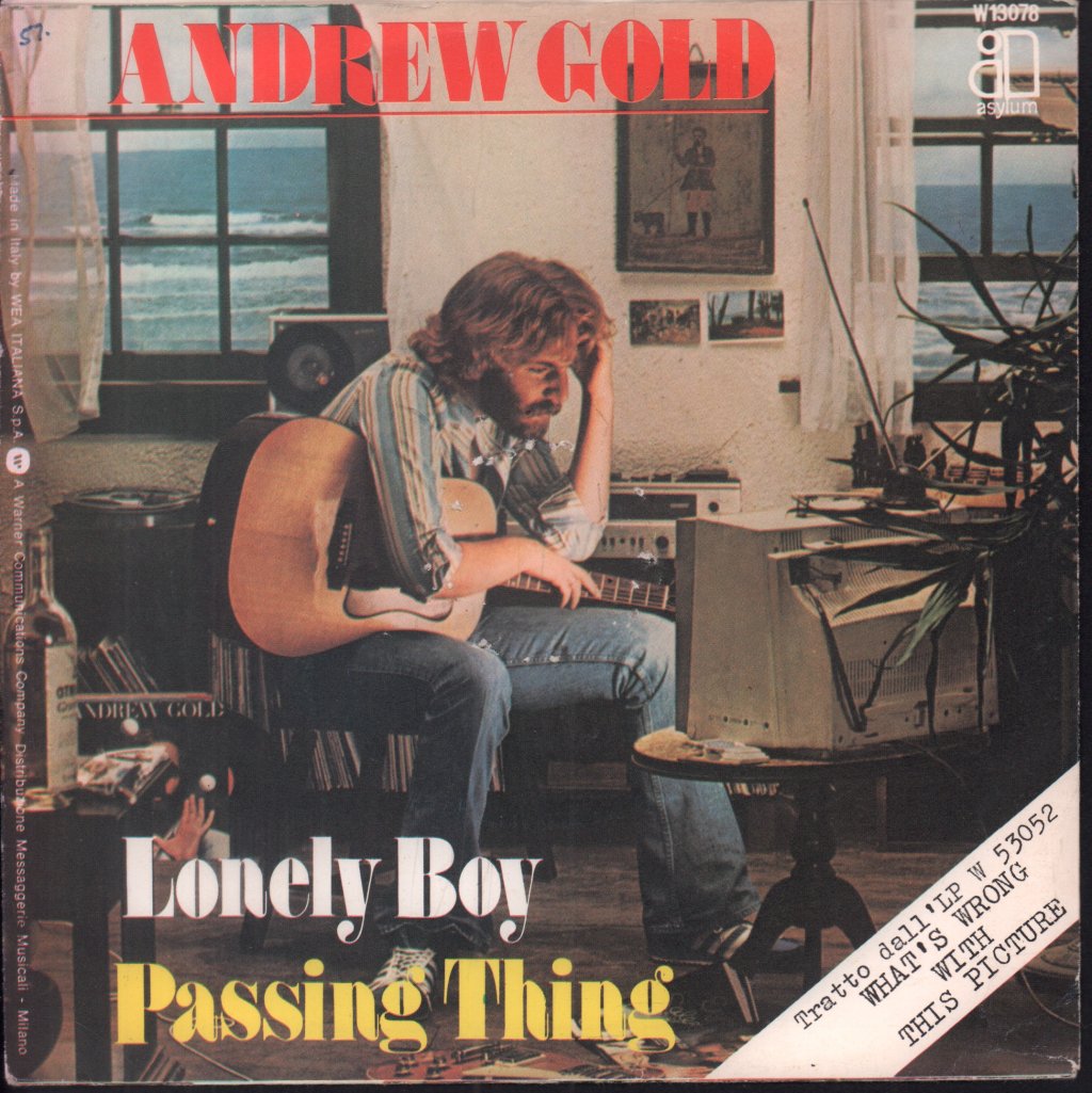 Andrew Gold - Lonely Boy - 7 Inch